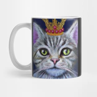 Cat with Crown Mug